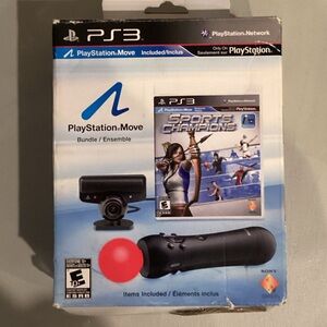Sony PlayStation Move Sports Champions Bundle - Black and Red